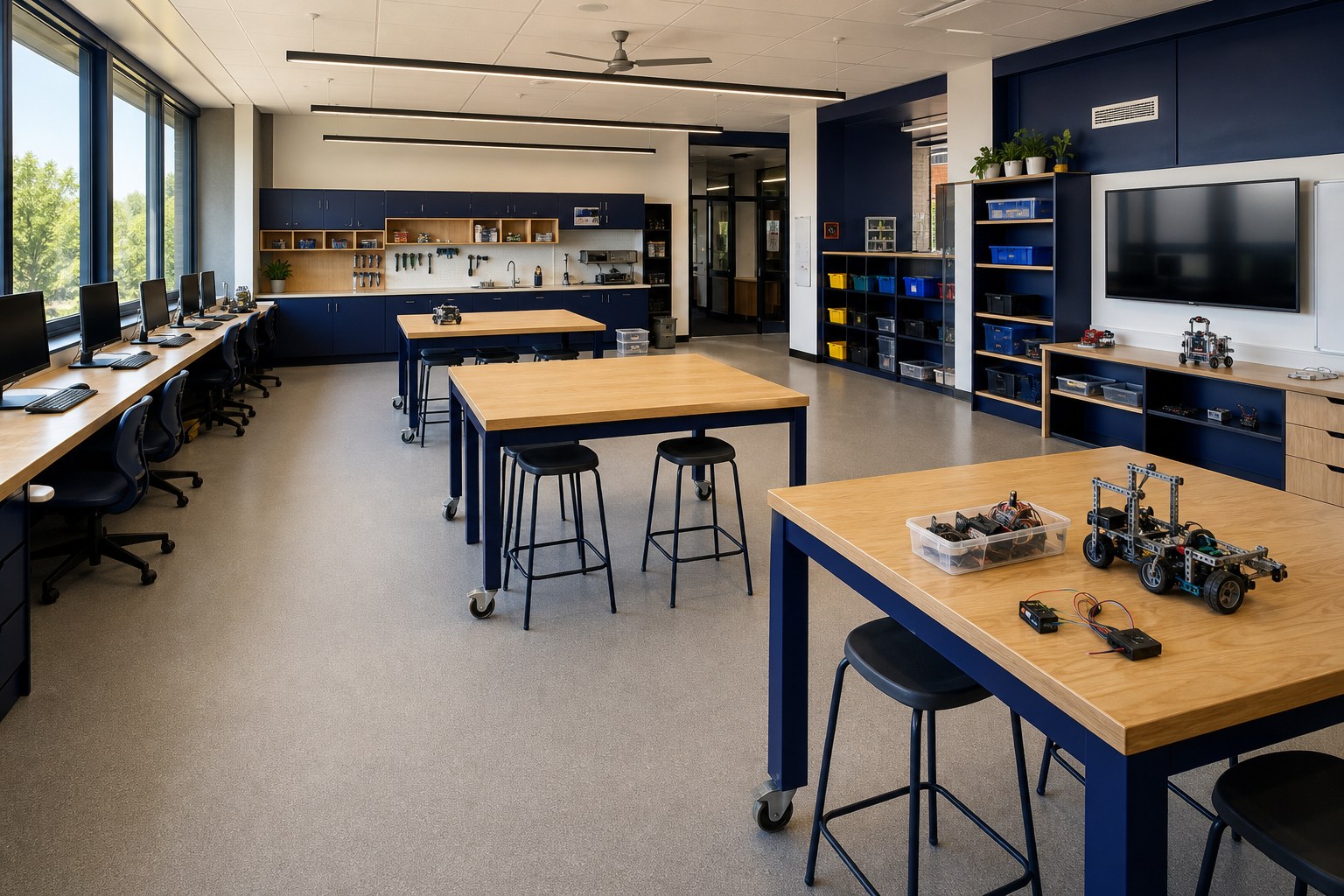 STEM room environment reference.