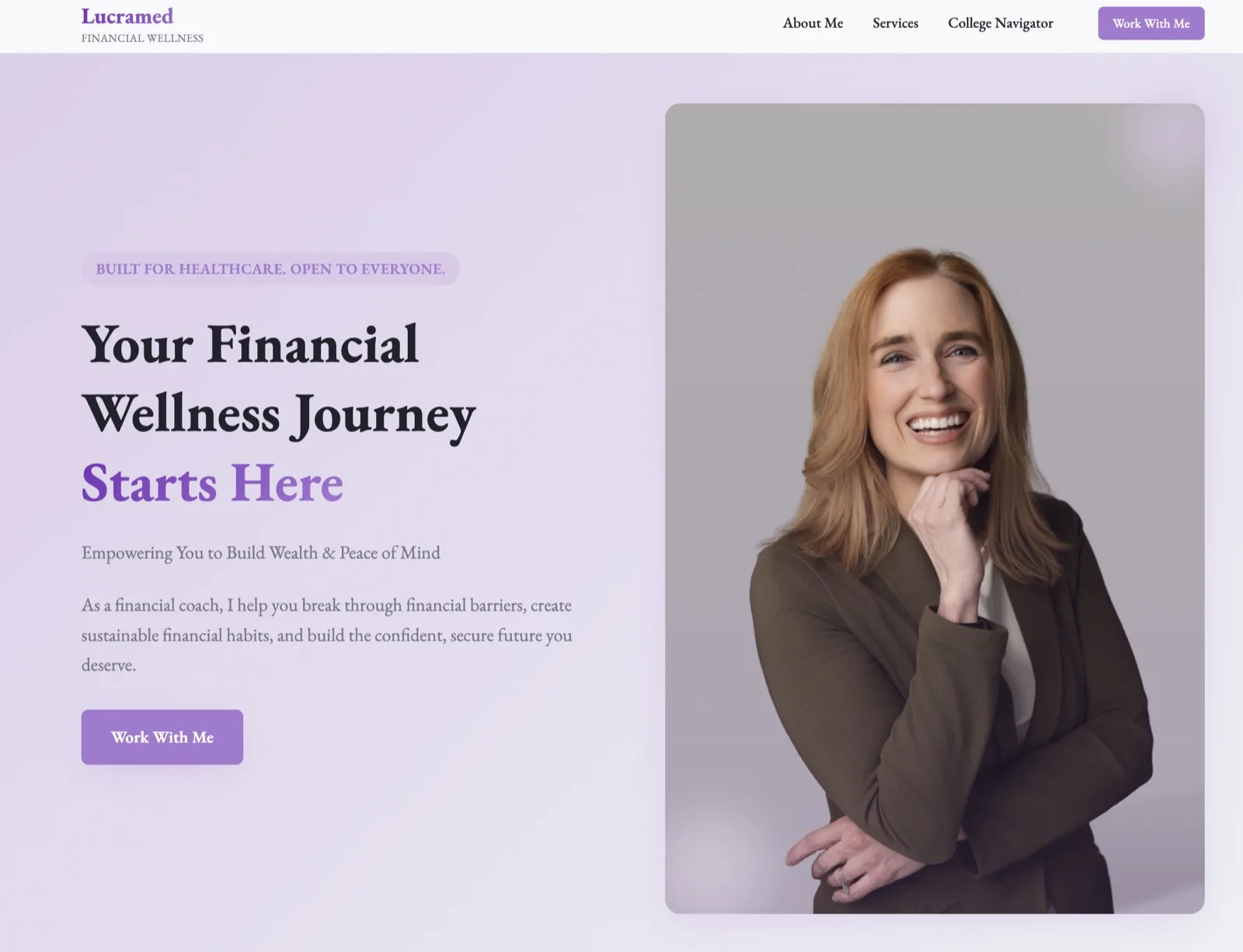 Lucramed website